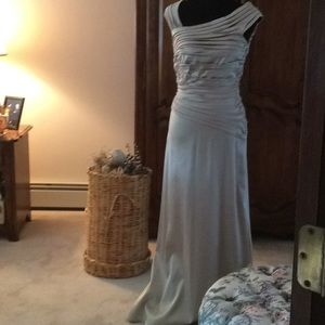 Tadashi ruched ball gown